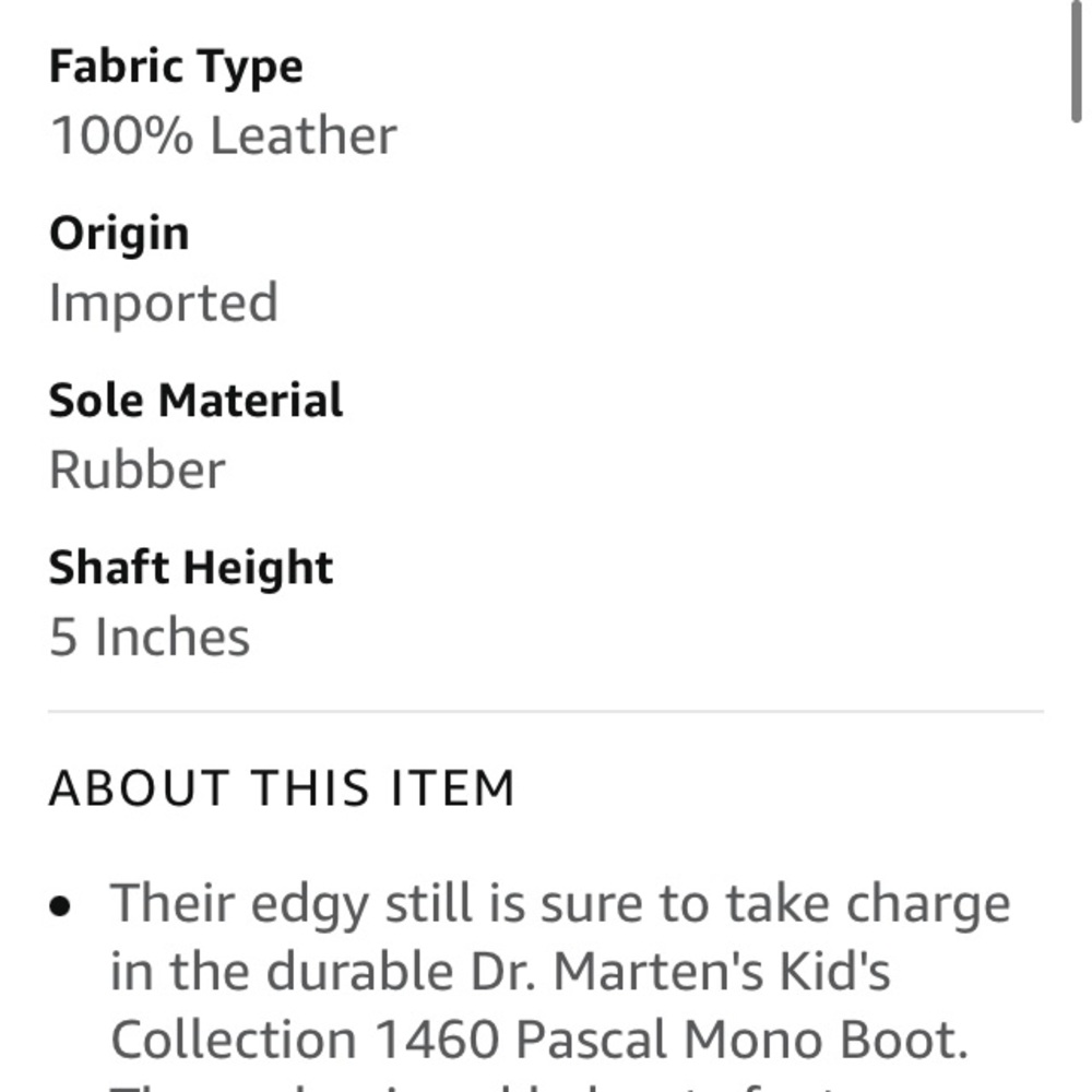 New white Doc Martens Kids size 2 - Picture 3 of 7